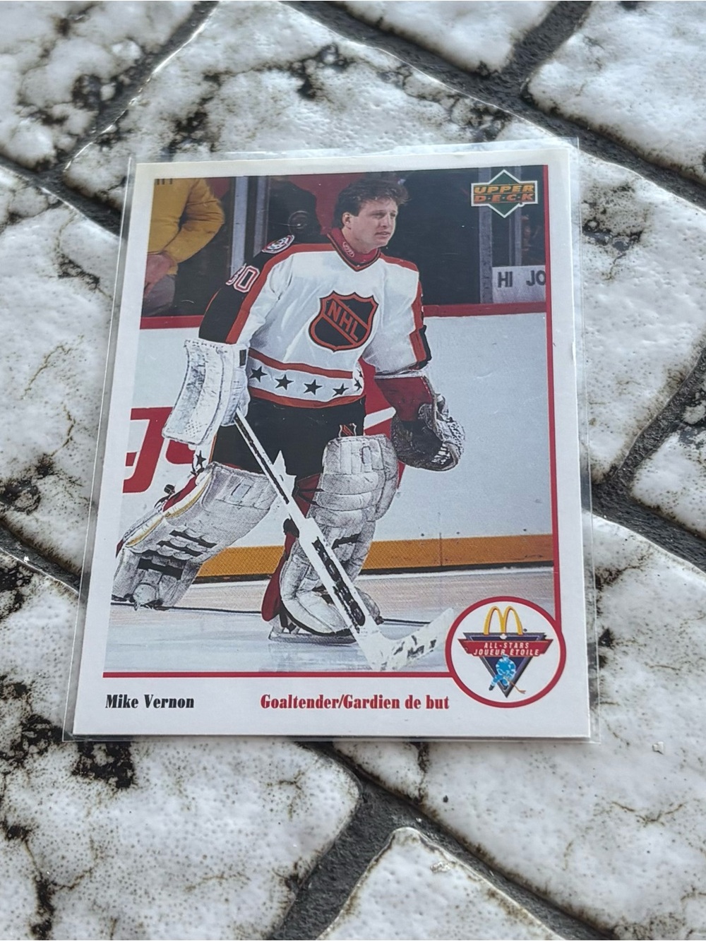 McDonald's Hockey Promo Card - White/Red/Black